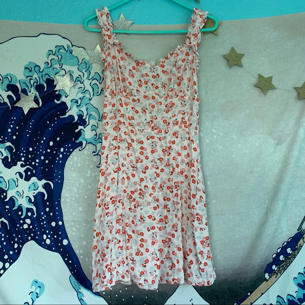 floral nobody’s child casual mini dress